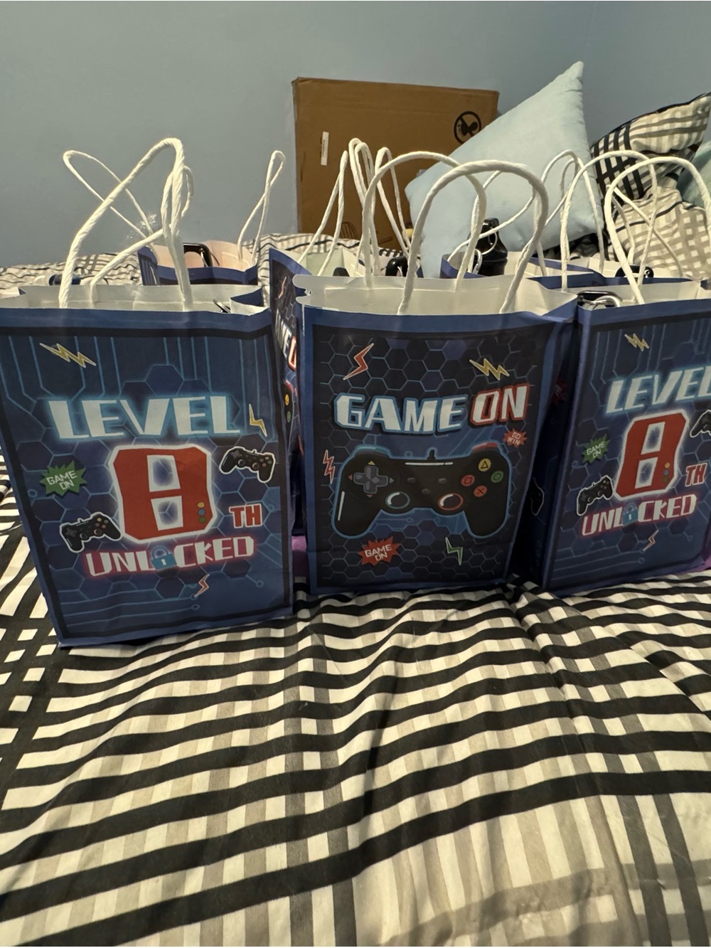 WOW!! Pre-filled 8th Birthday Gaming Gift Bags Bundle!!